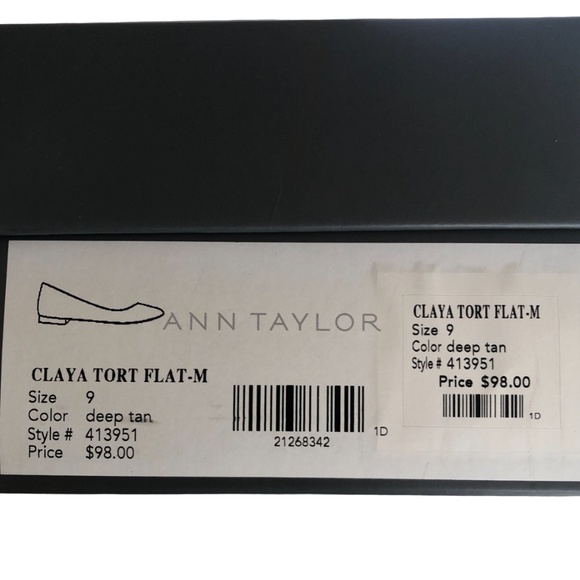 Ann Taylor Women Ann Taylor Claya Tortoise Ballet Flats